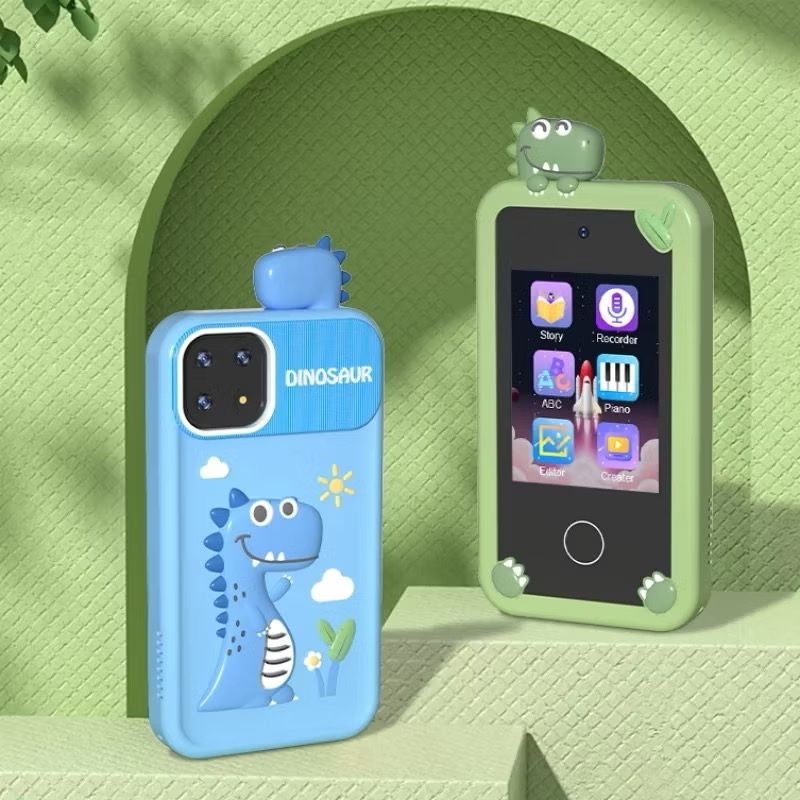 Telefone Celular Para Crianças Com Câmera Jogos Música Vídeos Touch Brinquedo Educativo Infantil Câmera infantil Digital