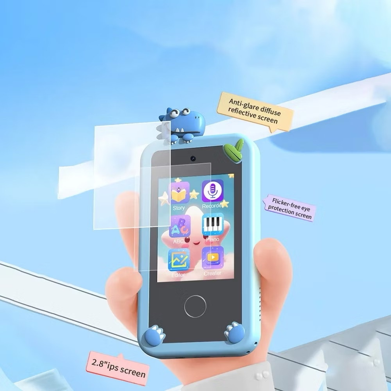 Telefone Celular Para Crianças Com Câmera Jogos Música Vídeos Touch Brinquedo Educativo Infantil Câmera infantil Digital